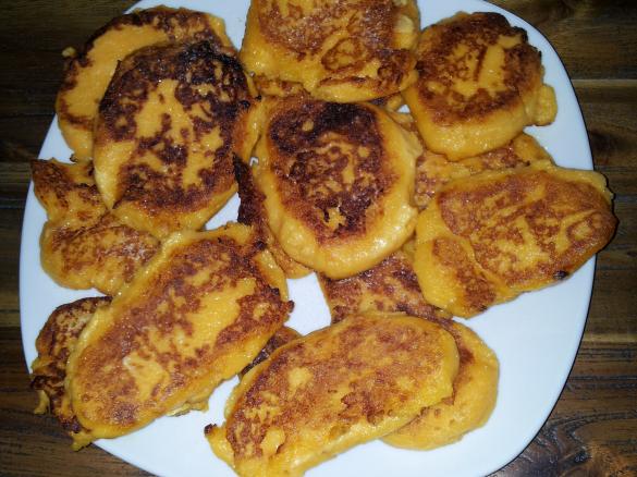 Quarkkeulchen aus Süßkartoffeln