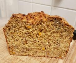 Kürbisvollkornbrot ohne Weizen