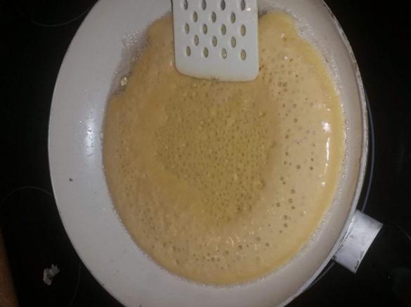 Pfannkuchen mit so gut wie kein Zucker