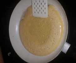 Pfannkuchen mit so gut wie kein Zucker
