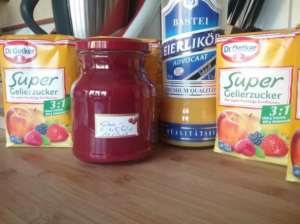 Kirsch-Banane-Eierlikör Fruchtaufstrich