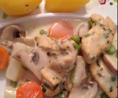 Spargel-Hähnchen-Ragout