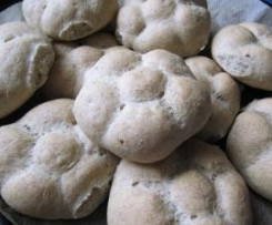 Vollkorn-Sonnenblumen-Brötchen