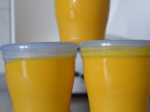 Kartoffel-Blumenkohlbrei mit Möhren und Apfel (6.Monat)