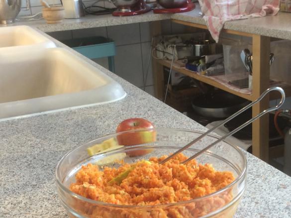 Variation Möhren-Apfel-Salat