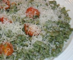 Spinatspätzle mit Dinkelvollkornmehl