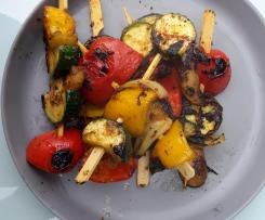 Gemüsespieße für den Grill