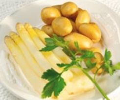 Spargel mit Kartoffeln