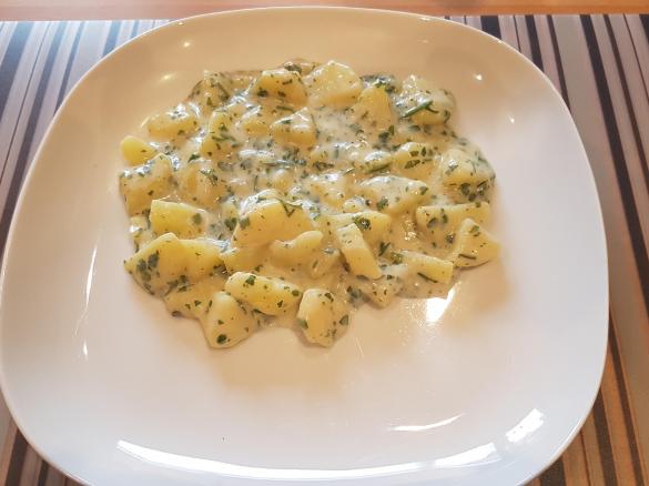 Variation Gestovte Kartoffeln