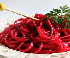 Rote Bete Sauce zu Nudeln