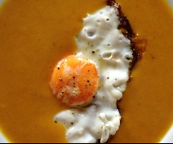 Kürbissuppe angenehm scharf