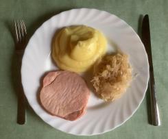 Kartoffelpüree ohne Schmetterling