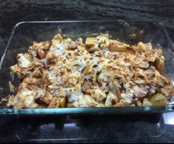 Überbackener Apfel mit Mandel - Low Carb