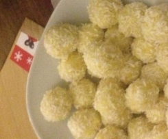 Eierlikör Pralinen mit crispy