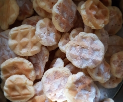 Waffelplätzchen - Waffelkekse aus dem Waffeleisen