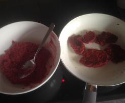 Rote Beete - Hirsebratlinge - vegan