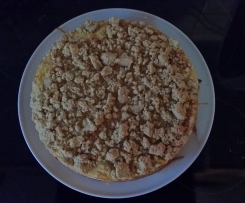 Apfel-Käsekuchen mit Orangen-Streuseln