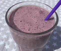Blaubeer-Vanille-Milchshake