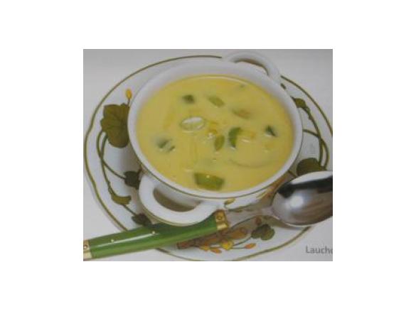 Lauchcrémesuppe - klassische Art