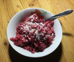 Rote Bete Rohkost mit Kokosflocken