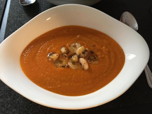 Cremige Süsskartoffelsuppe