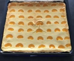 Käsekuchen mit Mandarinen