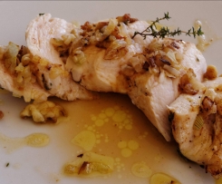 Hähnchenbrust mit Haut, Sous Vide