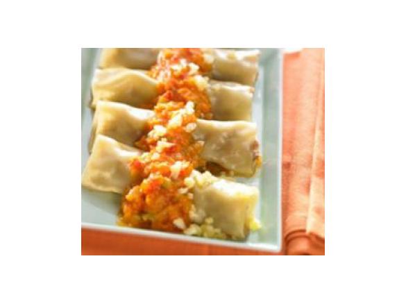 Cannelloni mit Hackfleisch und Gemüsesauce