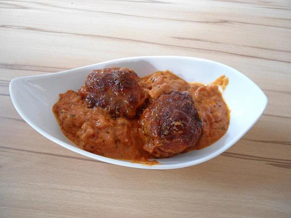 Fleischbällchen Toskana mit Reis