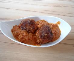 Fleischbällchen Toskana mit Reis