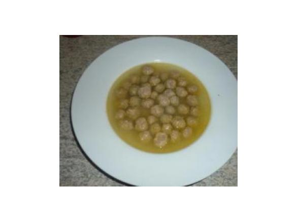 Fleischklösschen ( f. Suppe od. Fleischbeilage )