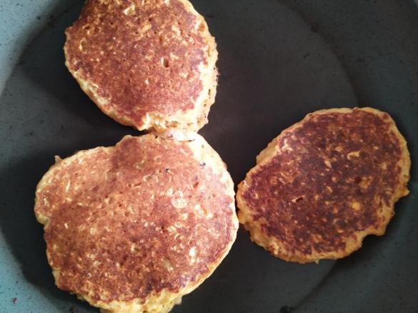 Süßkartoffelpfannkuchen (vegan)