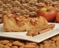 Frischkäse Apfelkuchen mit Zimt
