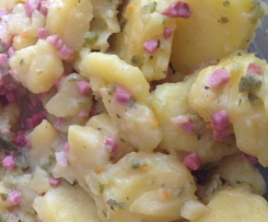Kartoffelsalat mit Schinkenwürfel