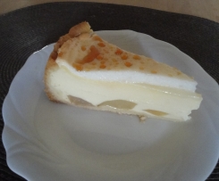 Käsekuchen mit Birnen