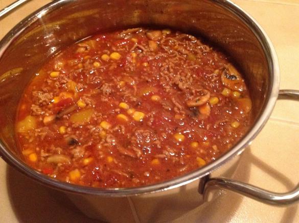 Hackfleisch Gemüse Eintopf