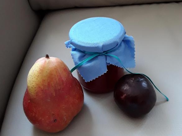 Birnen-Pflaumenkonfitüre mit Pfiff