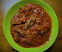 Filetsteak mit Tomatensauce