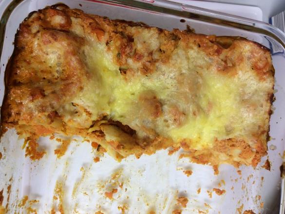 Leichte Variation Karotten-Lasagne