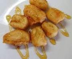 Gebackene Bananen in Honig