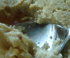 Kokos-Hirseauflauf mit Äpfeln