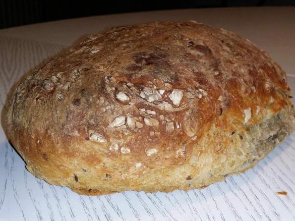 Bauernbrot mit Leinsamen