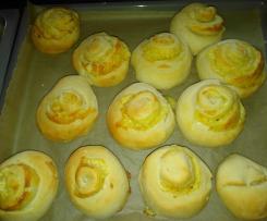 Käse-Schnecken/Käsebrötchen