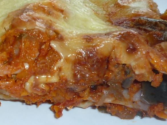 Lasagne mit Aubergine und Ricotta (vegetarisch)