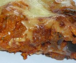 Lasagne mit Aubergine und Ricotta (vegetarisch)