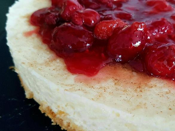 Milchreiskuchen mit Früchte