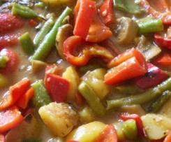 Paprika-Bohnen Suppe