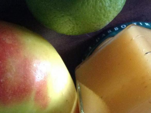 Apfelmus mit Limette