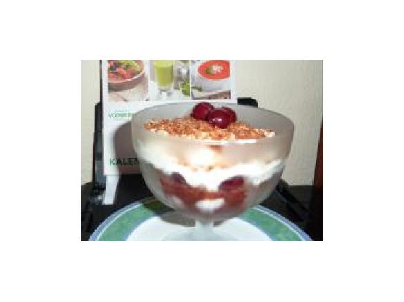 Lebkuchen-Kirsch-Creme