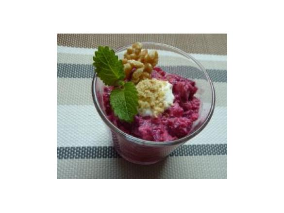 Rote Bete-Apfel-Bananen Rohkost